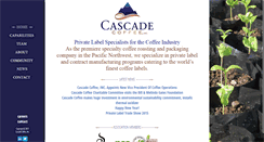Desktop Screenshot of cascadecoffee.com